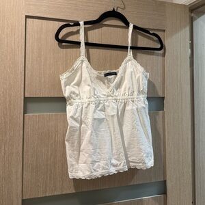 Brandy Melville White Lace Camisole